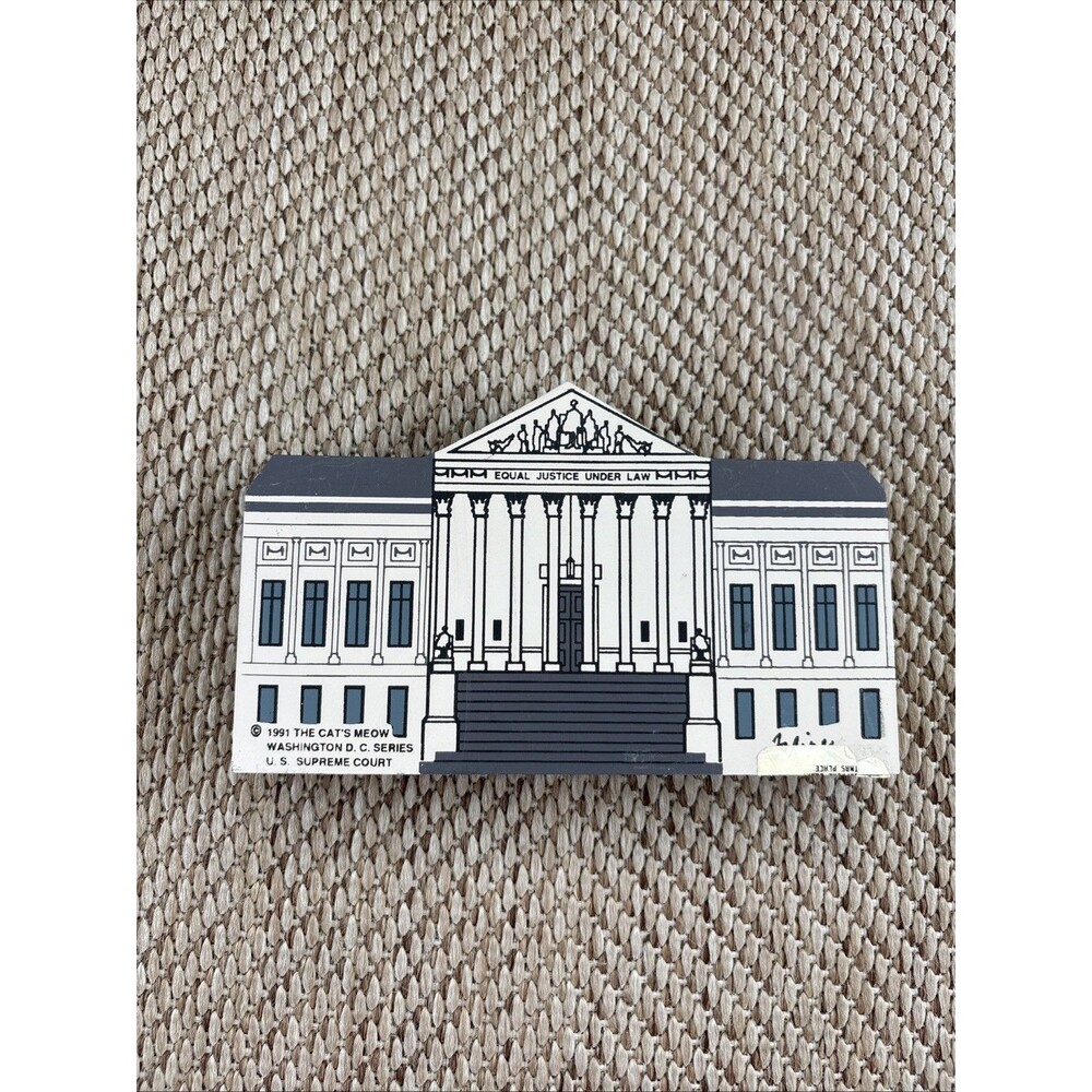 1997 Vintage The Cat's Meow United States Supreme Court Building Washington D.C. - Picture 2 of 4